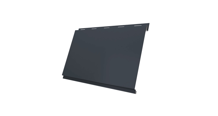 Вертикаль 0,2 classic 0.5 Satin с пленкой RAL 7024 мокрый асфальт