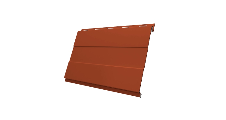 Вертикаль 0,2 prof 0.5 Satin с пленкой RAL 8004 терракота