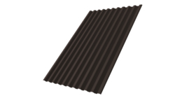 Профнастил С21R 0.45 Drap RR 32 темно-коричневый