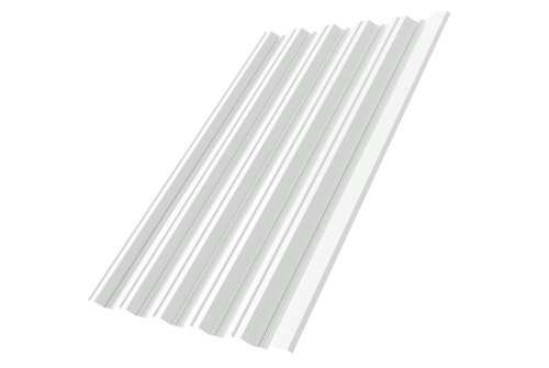 Профнастил НС35R 0,5 Satin RAL 9003 сигнальный белый