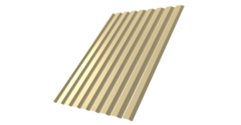 Профнастил С20А 0.7 PE RAL 1014 слоновая кость