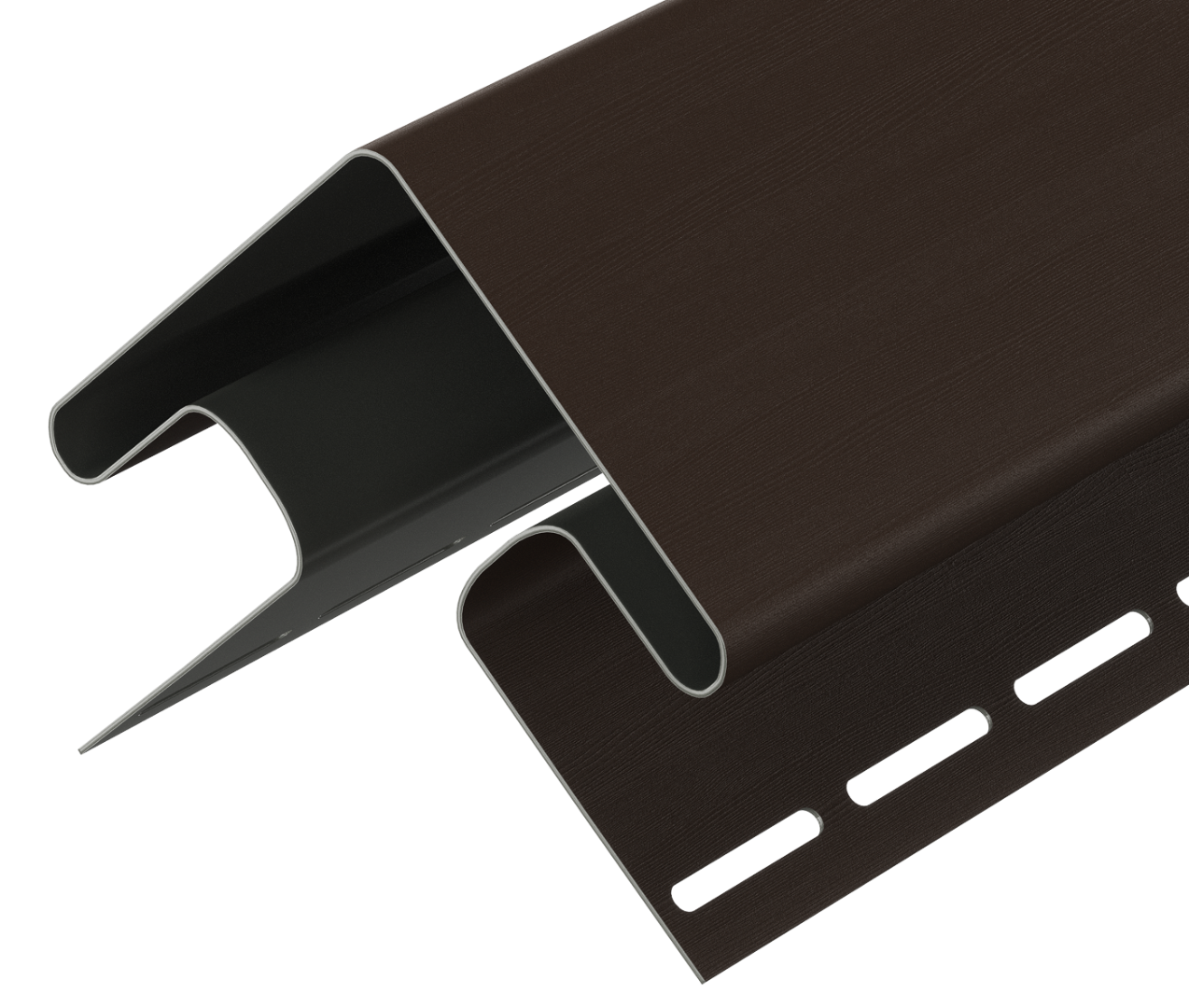 Внешний угол 75/30 мм, шоколадный