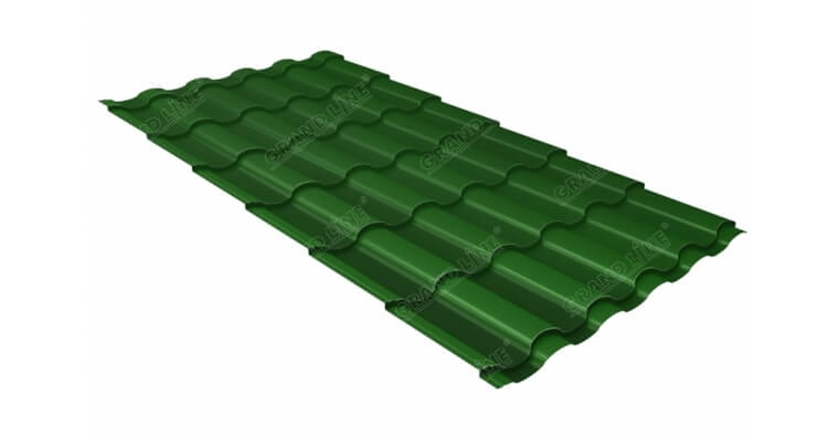 Профиль волновой кредо 0,45 PE RAL 6002 лиственно-зеленый