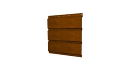 Софит металлический без перфорации 0,45 Print Elite с пленкой Golden Wood TwinColor