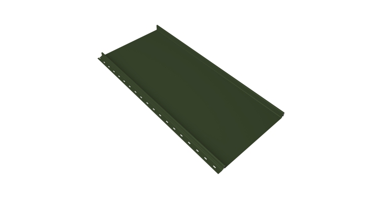 Кликфальц mini Grand Line 0,5 Satin Matt TX с пленкой на замках RAL 6020 хромовая зелень