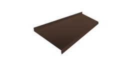 Отлив простой 200 0,5 PurPro Matt 275 RAL 8017 шоколад (2м)