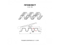 Профнастил н114 x 750 A ОЦ оцинкованный 01 БЦ 0,8 мм