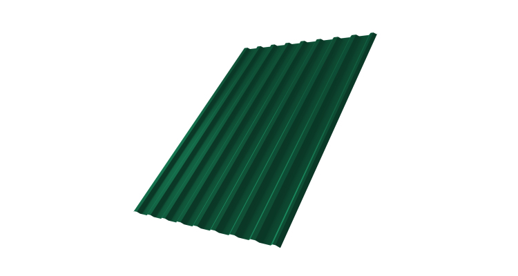 Профнастил С20R 0,5 Satin Matt RAL 6005 зеленый мох