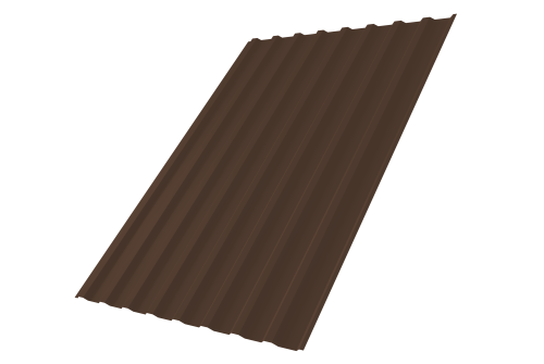 Профнастил С20В Дачный 0,3 PE RAL 8017 шоколад