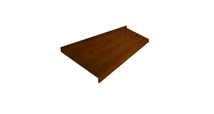 Отлив простой 250 0,45 Print Premium Golden Wood Intense FTC (2м)