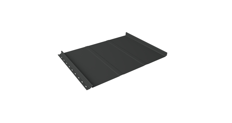 Кликфальц Line Grand Line 0.5 PurLite Matt с пленкой на замках RAL 7016 антрацитово-серый