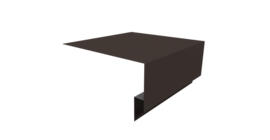 Планка околооконная сложная Блок-хаус new 250х75х27 0,45 Drap TR RR 32 темно-коричневый (2м)