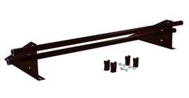 Снегозадержатель трубчатый для фальцевой кровли Optima RAL 8019 1м