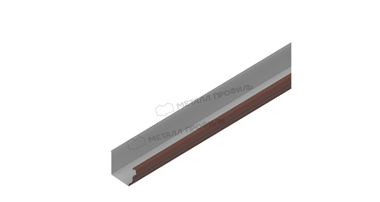 Желоб водосточный Металл Профиль БЮДЖЕТ 120х86х3000 RAL 8017