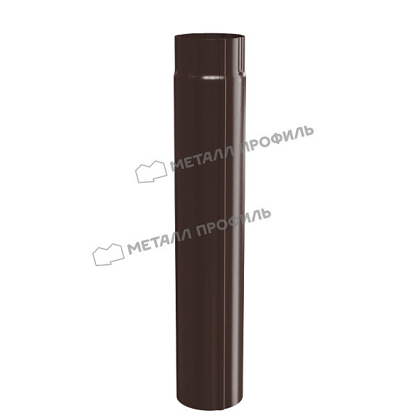 Труба водосточная Металл Профиль GS lite D90х3000 RAL 8017