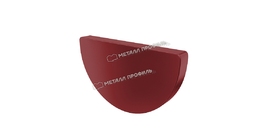 Заглушка желоба Металл Профиль ПРОЕКТ D185 RAL 3011