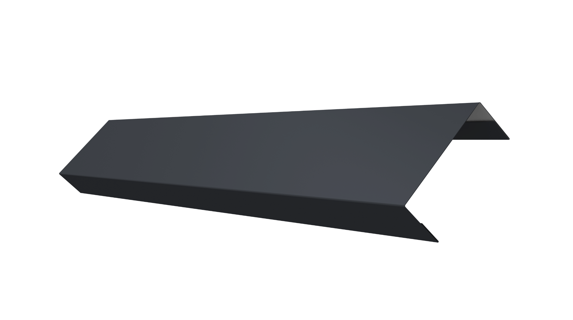 Ламель обратная 50 забора жалюзи Texas 0.5 Satin с пленкой RAL 7024 мокрый асфальт