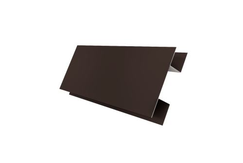 Планка H-образная Экобрус 0,5 Drap TX RR 32 темно-коричневый (2м)