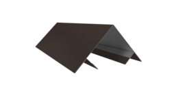 Планка угла внешнего составная верхняя 0,45 Drap TR RR 32 темно-коричневый (3м)