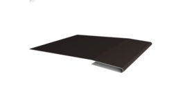 Планка начальная 0,5 Satin с пленкой RR 32 темно-коричневый (2м)