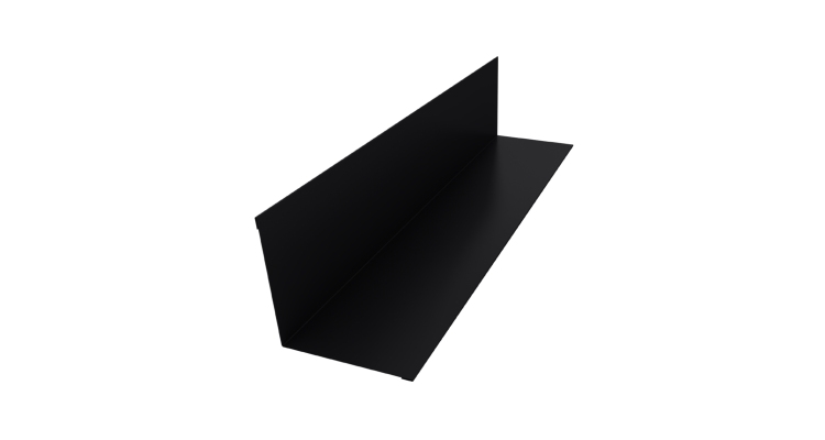 Угол внутренний 110х110 0,45 Drap RAL 9005 черный (3м)