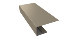 J-Профиль 18мм 0,45 Drap TX RAL 1015 светлая слоновая кость (3м)