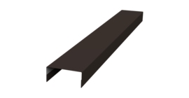 Крышка 30х15 жалюзи Texas 0,45 Drap TX RR 32 темно-коричневый (2,5м)