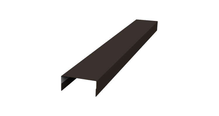 Крышка 30х15 жалюзи Texas 0,5 PurPro Matt 275 RR 32 темно-коричневый (3м)