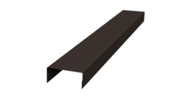 Крышка 30х20 жалюзи Texas 0,5 PurPro Matt 275 RR 32 темно-коричневый (2м)