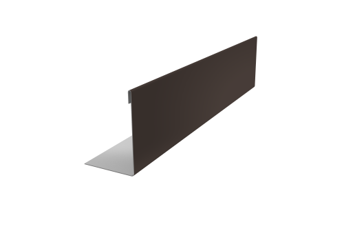 Нащельник 125 Texas 25х35 0,45 PE RR 32 темно-коричневый (L1,5)