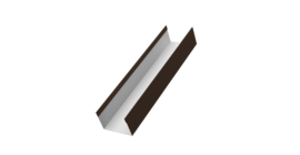 Стойка жалюзи Milan,Tokyo 0,45 Drap RAL 8017 шоколад (2,5м)